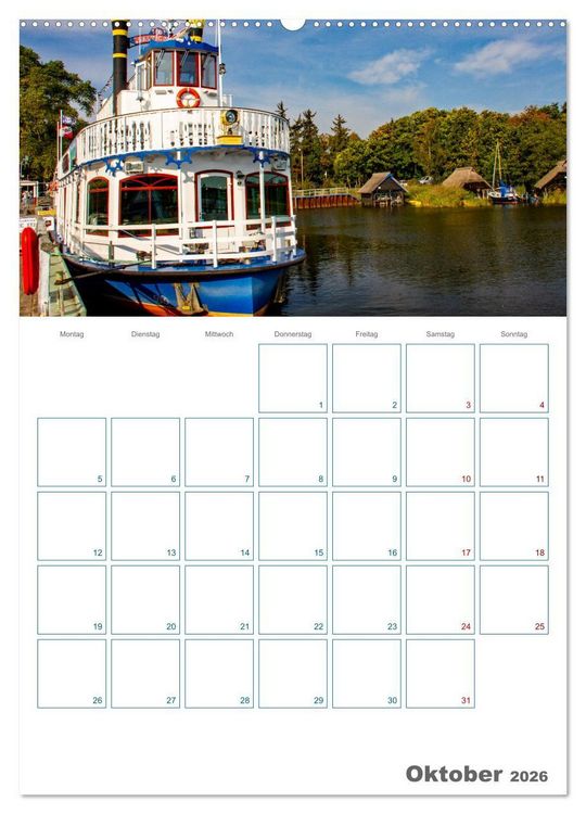 Produktbild: Ostseebad Prerow - Dar&szlig;er Momente - Terminplaner (Wandkalender 2026 DIN A2 hoch), CALVENDO Monatskalender