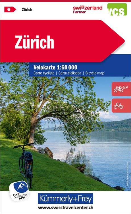 Bild vom Artikel KuF Schweiz Radkarte 06 Zürich 1 : 60 000 vom Autor 