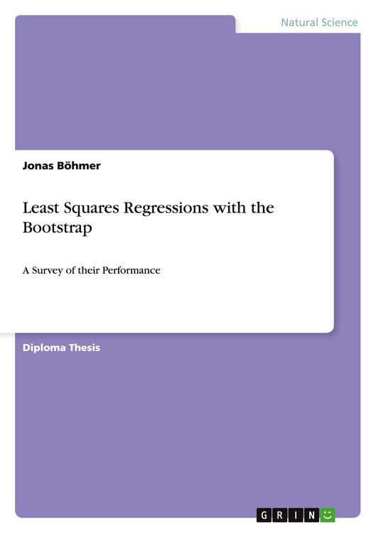 Produktbild: Least Squares Regressions with the Bootstrap