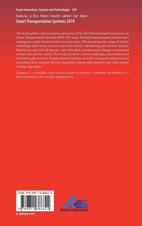 Produktbild: Smart Transportation Systems 2019