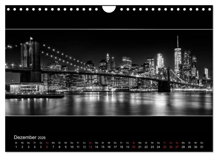 Produktbild: NEW YORK CITY H&ouml;hepunkte im Panoramaformat (Wandkalender 2026 DIN A4 quer), CALVENDO Monatskalender