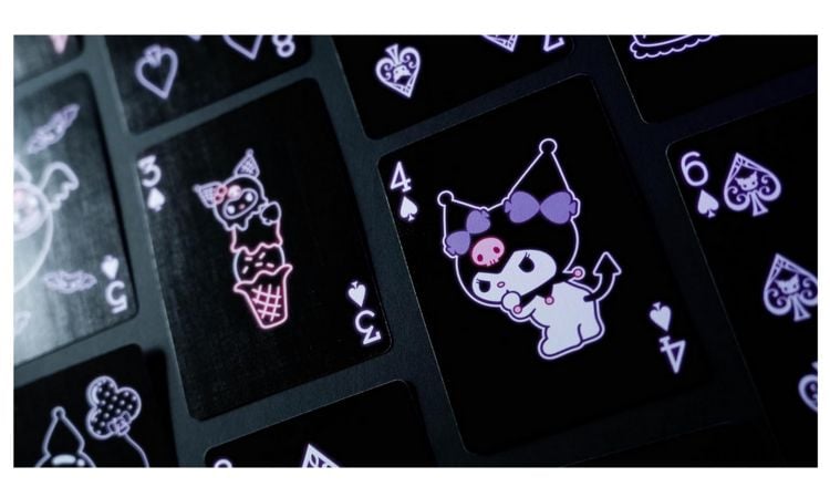 Produktbild: Bicycle Kuromi (Designer Spielkarten, Poker, Skat...)