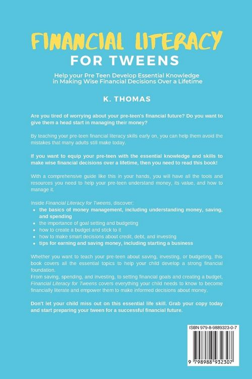 Produktbild: Financial Literacy for Tweens
