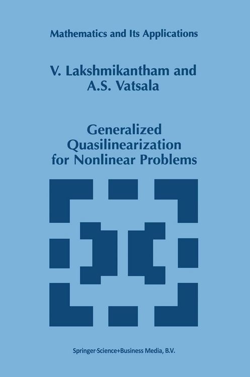 Produktbild: Generalized Quasilinearization for Nonlinear Problems