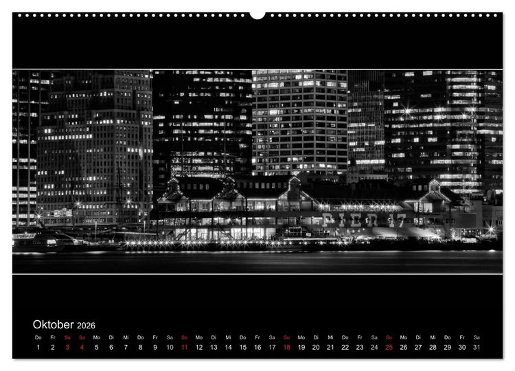 Produktbild: NEW YORK CITY H&ouml;hepunkte im Panoramaformat (Wandkalender 2026 DIN A2 quer), CALVENDO Monatskalender