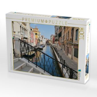 Produktbild: CALVENDO Puzzle Venedig ist Heimat von hunderten Br&uuml;cken und Kan&auml;le. | 1000 Teile Lege-Gr&ouml;&szlig;e 64x48cm Foto-Puzzle f&uuml;r gl&uuml;ckliche Stunden