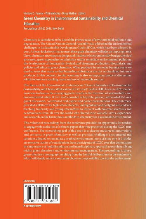 Produktbild: Green Chemistry in Environmental Sustainability and Chemical Education
