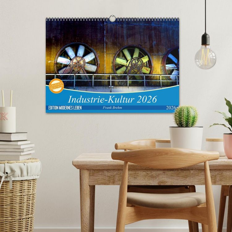 Produktbild: Industrie-Kultur 2026 (Wandkalender 2026 DIN A3 quer), CALVENDO Monatskalender