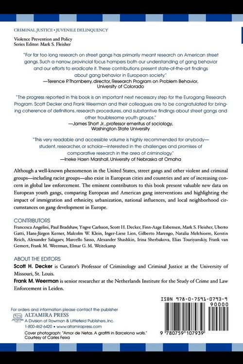 Produktbild: European Street Gangs and Troublesome Youth Groups