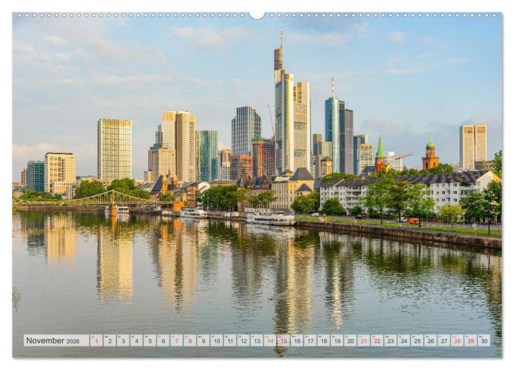 Produktbild: Frankfurt am Main Impressionen (Wandkalender 2026 DIN A2 quer), CALVENDO Monatskalender