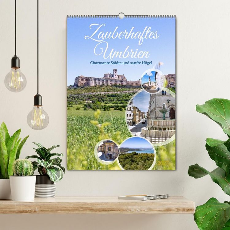 Produktbild: Zauberhaftes Umbrien. Charmante St&auml;dte und sanfte H&uuml;gel (Wandkalender 2027 DIN A2 hoch), CALVENDO Monatskalender