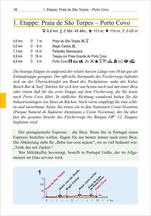 Produktbild: Portugal: Fischerweg von der Praia de S&atilde;o Torpes bis Lagos