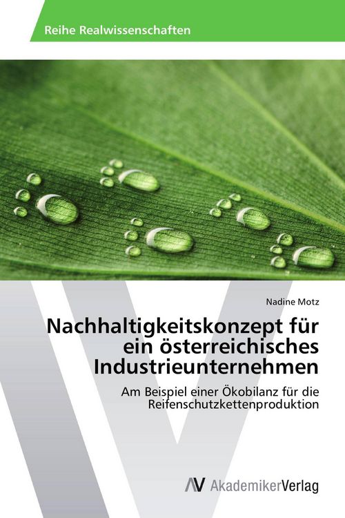Produktbild: Nachhaltigkeitskonzept f&uuml;r ein &ouml;sterreichisches Industrieunternehmen
