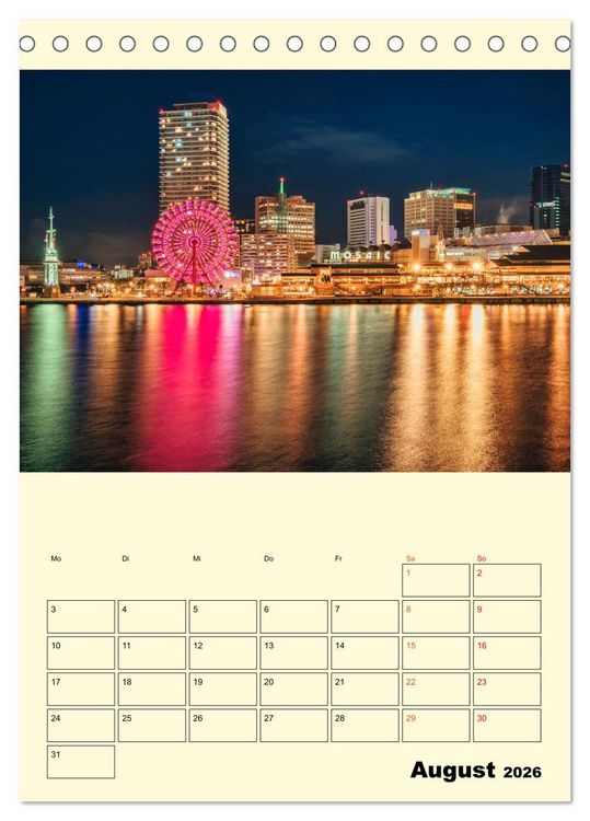 Produktbild: Japan - Hightech und viel Tradition (Tischkalender 2026 DIN A5 hoch), CALVENDO Monatskalender