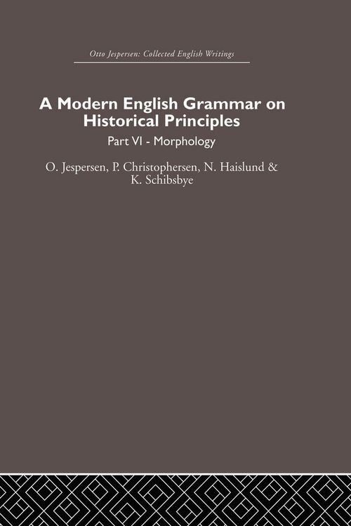 Produktbild: A Modern English Grammar on Historical Principles