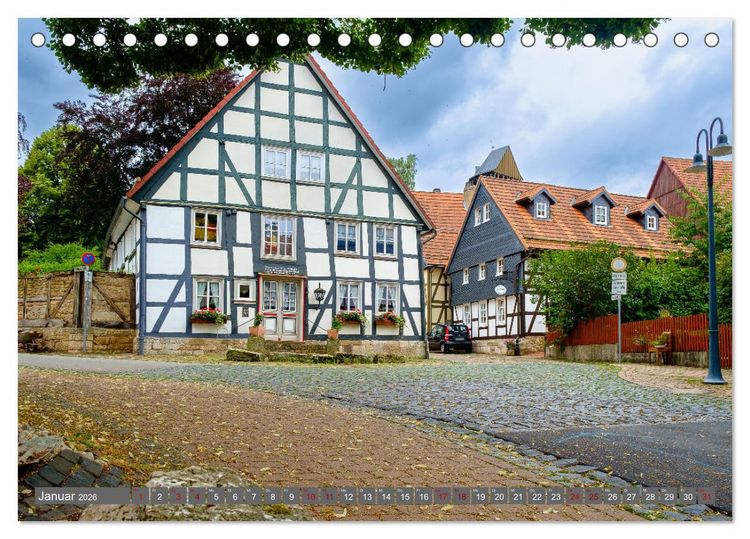 Produktbild: Ein Blick auf die Hansestadt Korbach (Tischkalender 2026 DIN A5 quer), CALVENDO Monatskalender