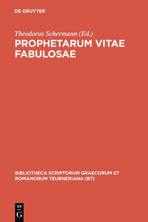 Produktbild: Prophetarum vitae fabulosae
