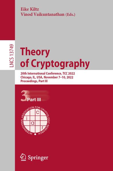Produktbild: Theory of Cryptography