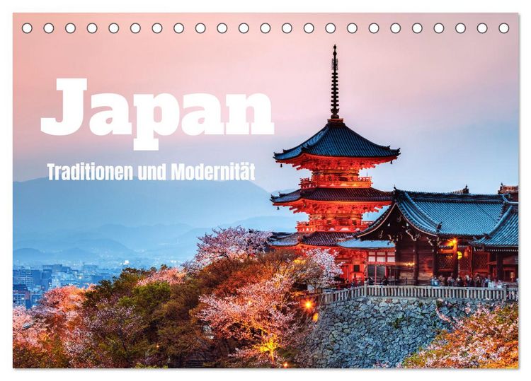 Produktbild: Japan - Traditionen und Modernit&auml;t (Tischkalender 2026 DIN A5 quer), CALVENDO Monatskalender
