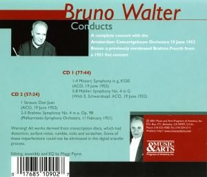 Produktbild: Walter, B: Bruno Walter Dirigiert Mahler