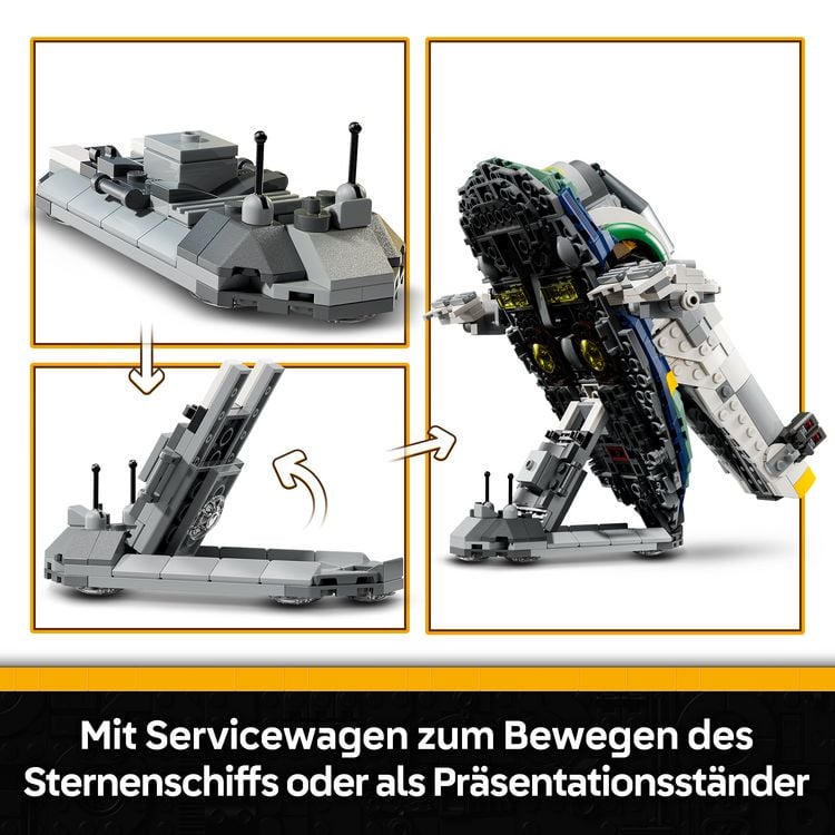 Produktbild: LEGO Star Wars 75433 Angriff der Klonkrieger Jango Fetts Sternenschiff