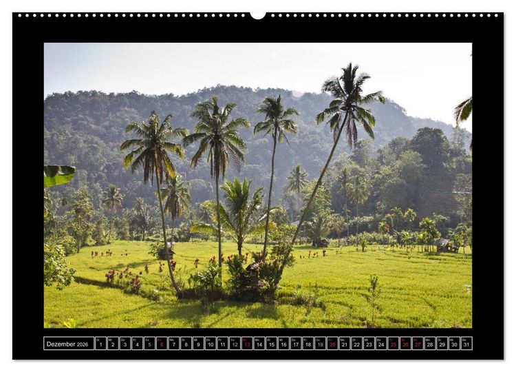 Produktbild: Sumatra &ndash; Architektur und Landschaft (hochwertiger Premium Wandkalender 2026 DIN A2 quer), Kunstdruck in Hochglanz