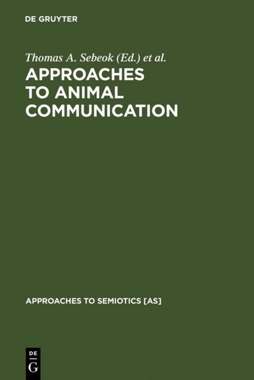 Produktbild: Approaches to Animal Communication