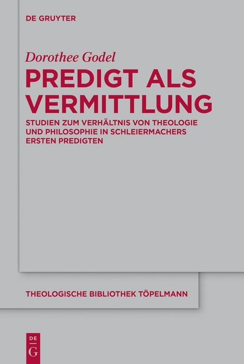 Produktbild: Predigt als Vermittlung