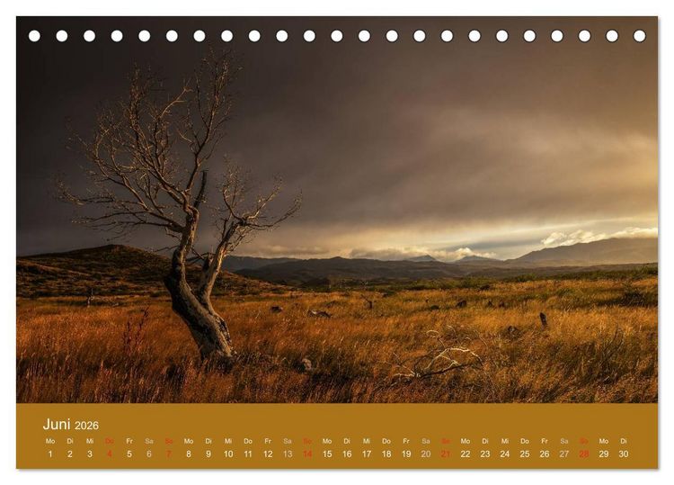 Produktbild: Farbenfrohes Patagonien (Tischkalender 2026 DIN A5 quer), CALVENDO Monatskalender
