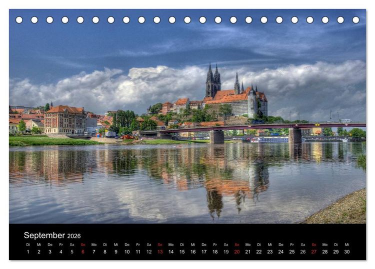 Produktbild: Dresden und Umgebung (Tischkalender 2026 DIN A5 quer), CALVENDO Monatskalender