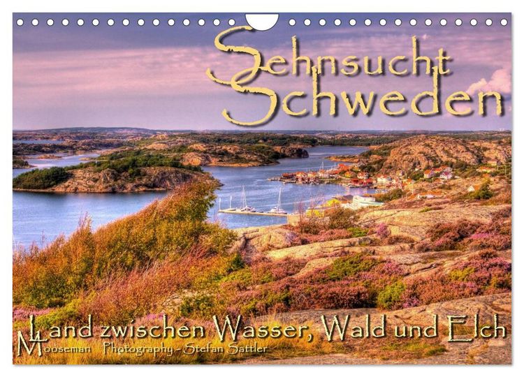 Produktbild: Sehnsucht Schweden - Sverige (Wandkalender 2026 DIN A4 quer), CALVENDO Monatskalender