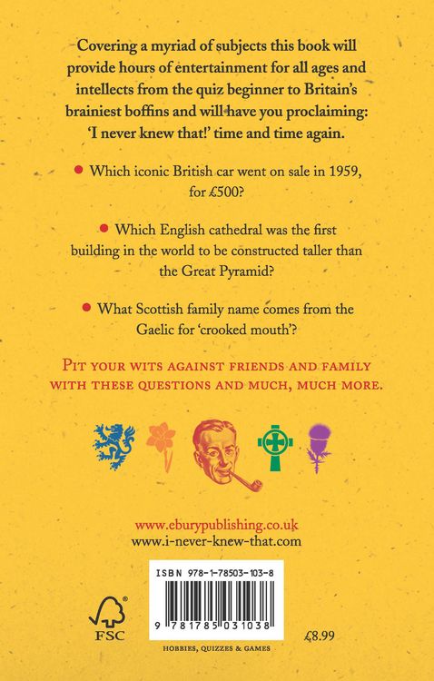 Produktbild: I Never Knew That About Britain