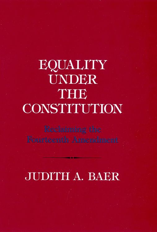 Produktbild: Equality under the Constitution