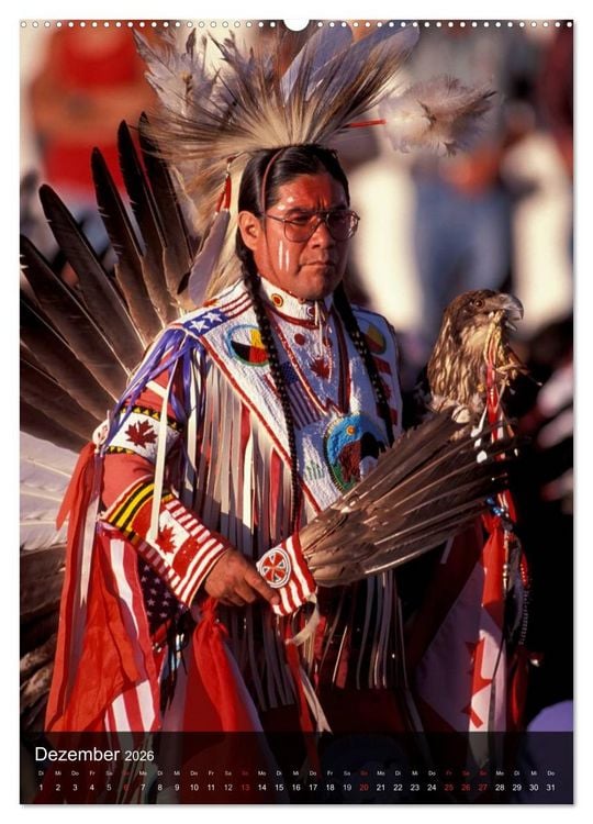 Produktbild: Indianer, Portrait Collection 1 (Wandkalender 2026 DIN A2 hoch), CALVENDO Monatskalender