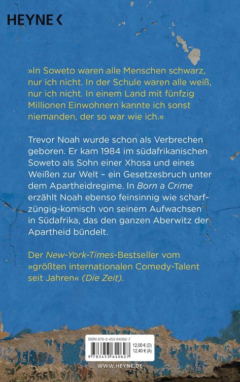 Produktbild: Born a Crime &ndash; Als Verbrechen geboren