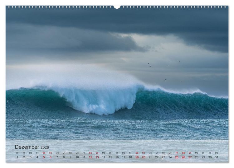 Produktbild: Rhapsodie in Blau (Wandkalender 2026 DIN A2 quer), CALVENDO Monatskalender