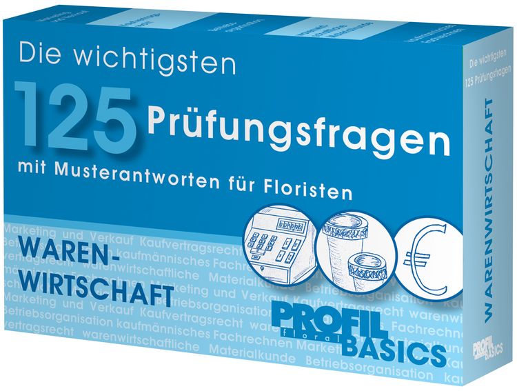 Produktbild: 125 Pr&uuml;fungsfragen/Floristik Warenwirtschaft