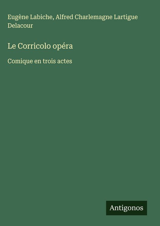 Produktbild: Le Corricolo op&eacute;ra