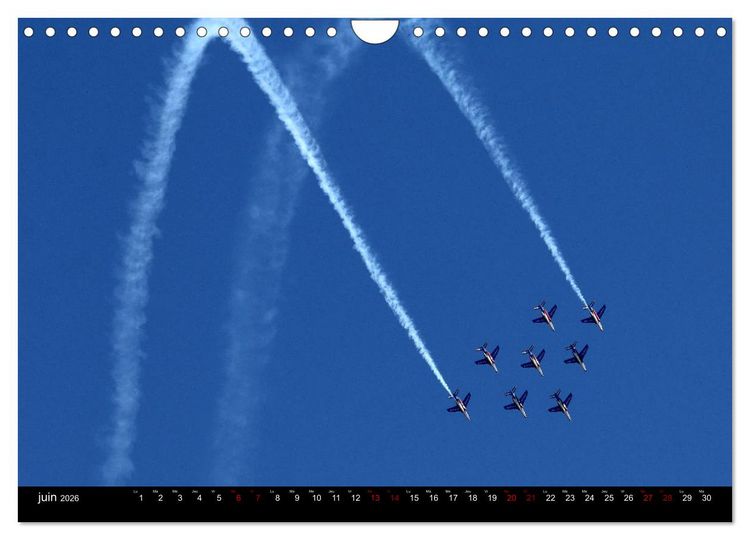 Produktbild: Arabesques dans le ciel de France (Calendrier mural 2026 DIN A4 vertical), CALVENDO calendrier mensuel