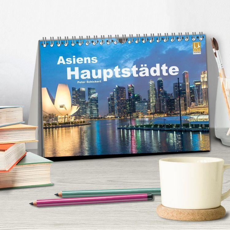 Produktbild: Asiens Hauptst&auml;dte (Tischkalender 2026 DIN A5 quer), CALVENDO Monatskalender