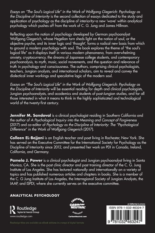 Produktbild: Essays on "The Soul's Logical Life" in the Work of Wolfgang Giegerich
