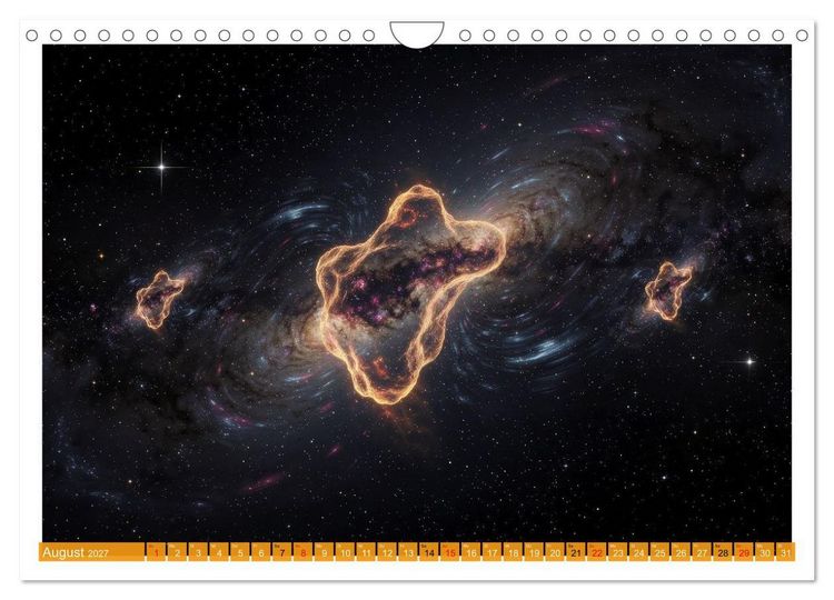 Produktbild: Kosmische Anomalien (Wandkalender 2027 DIN A4 quer), CALVENDO Monatskalender
