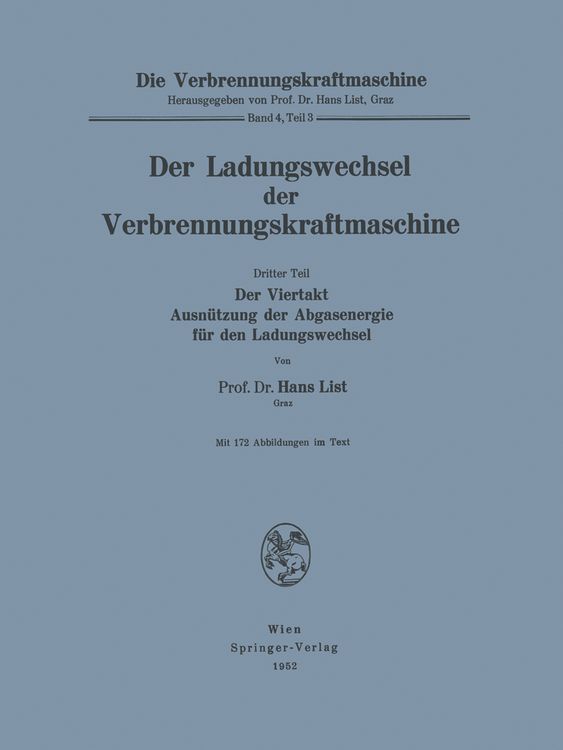 Produktbild: Der Ladungswechsel der Verbrennungskraftmaschine