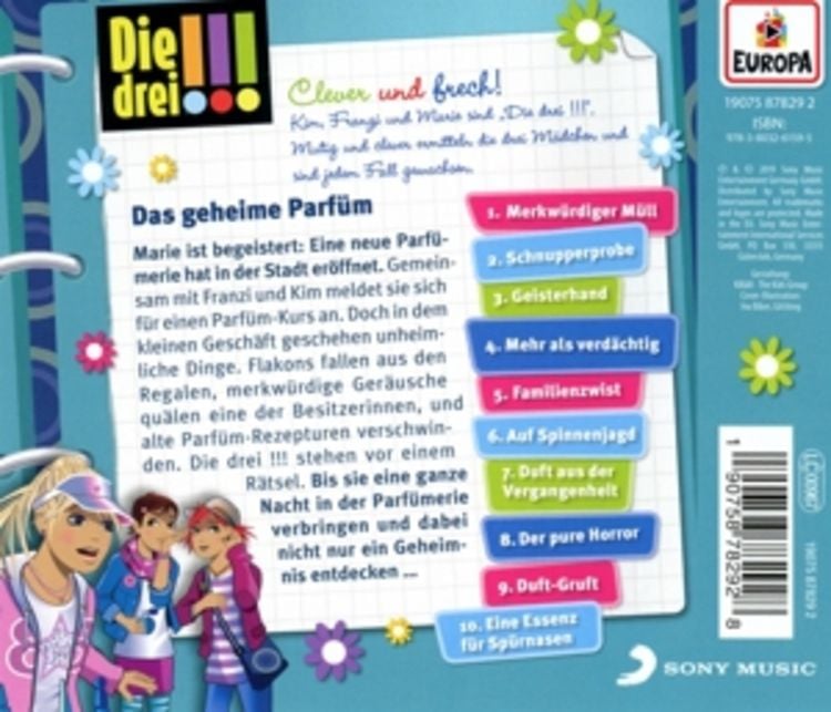 Die drei !!! 59: Das geheime Parfüm