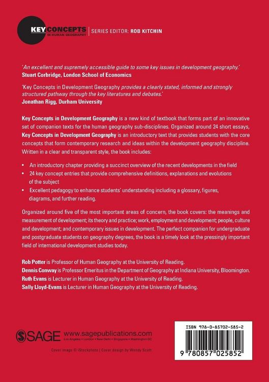 Produktbild: Key Concepts in Development Geography