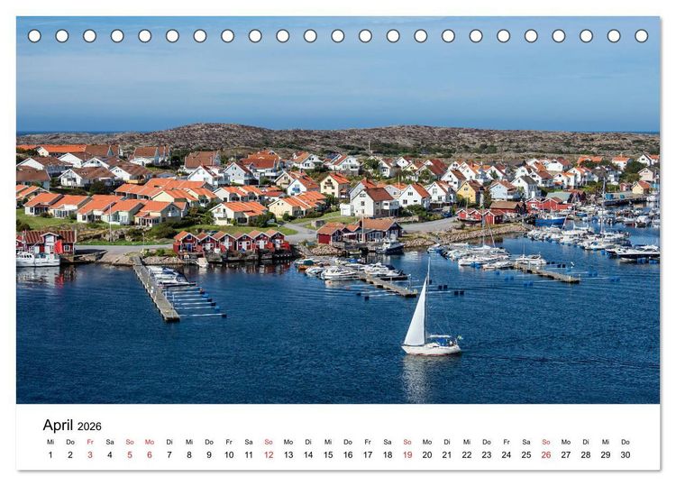 Produktbild: Westk&uuml;ste in Schweden (Tischkalender 2026 DIN A5 quer), CALVENDO Monatskalender