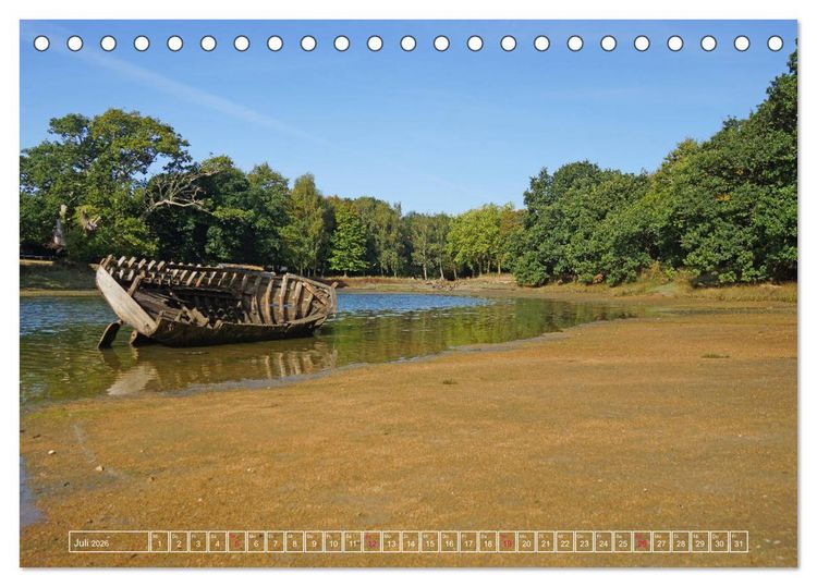 Produktbild: Anblicke und Ausblicke in der Bretagne (Tischkalender 2026 DIN A5 quer), CALVENDO Monatskalender