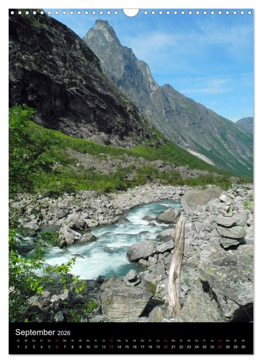 Produktbild: Paradiesisches Norwegen (Wandkalender 2026 DIN A3 hoch), CALVENDO Monatskalender