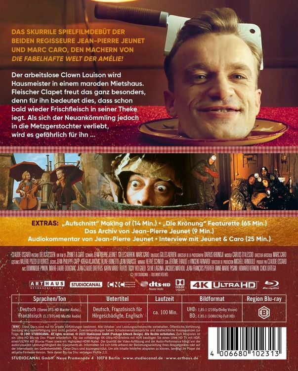 Produktbild: Delicatessen - Special Edition (4K Ultra HD) (+Blu-ray)