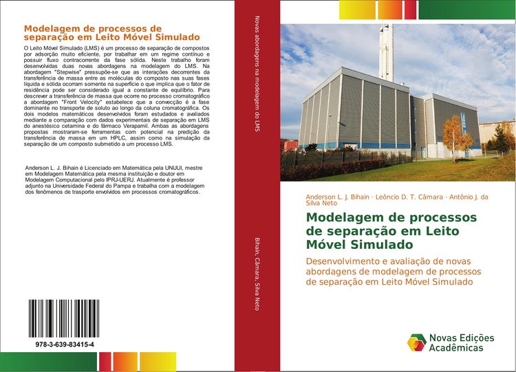 Produktbild: Modelagem de processos de separa&ccedil;&atilde;o em Leito M&oacute;vel Simulado